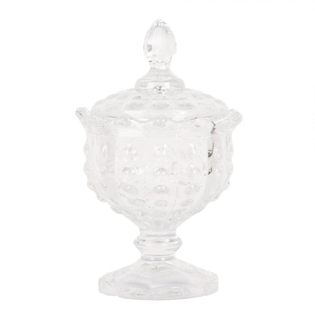 Clayre eef storage jar glass ø9x16cm