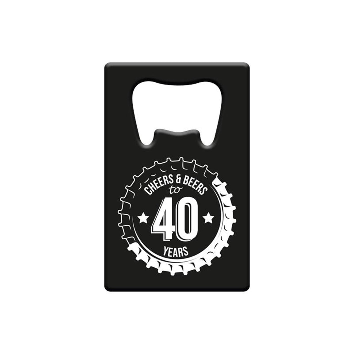 Paperdreams Flaschenöffner Metall - 40 Joer