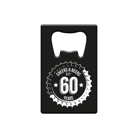 Abridor de garrafas Paperdreams metal - 60 anos