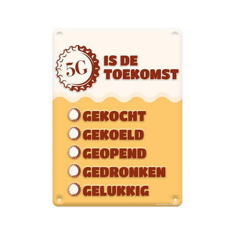 Textový nápis Paperdreams metal - 5g je budoucnost