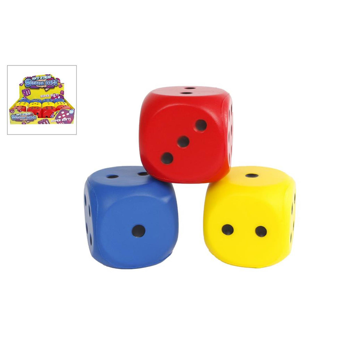 Soft dice 6x6x6cm