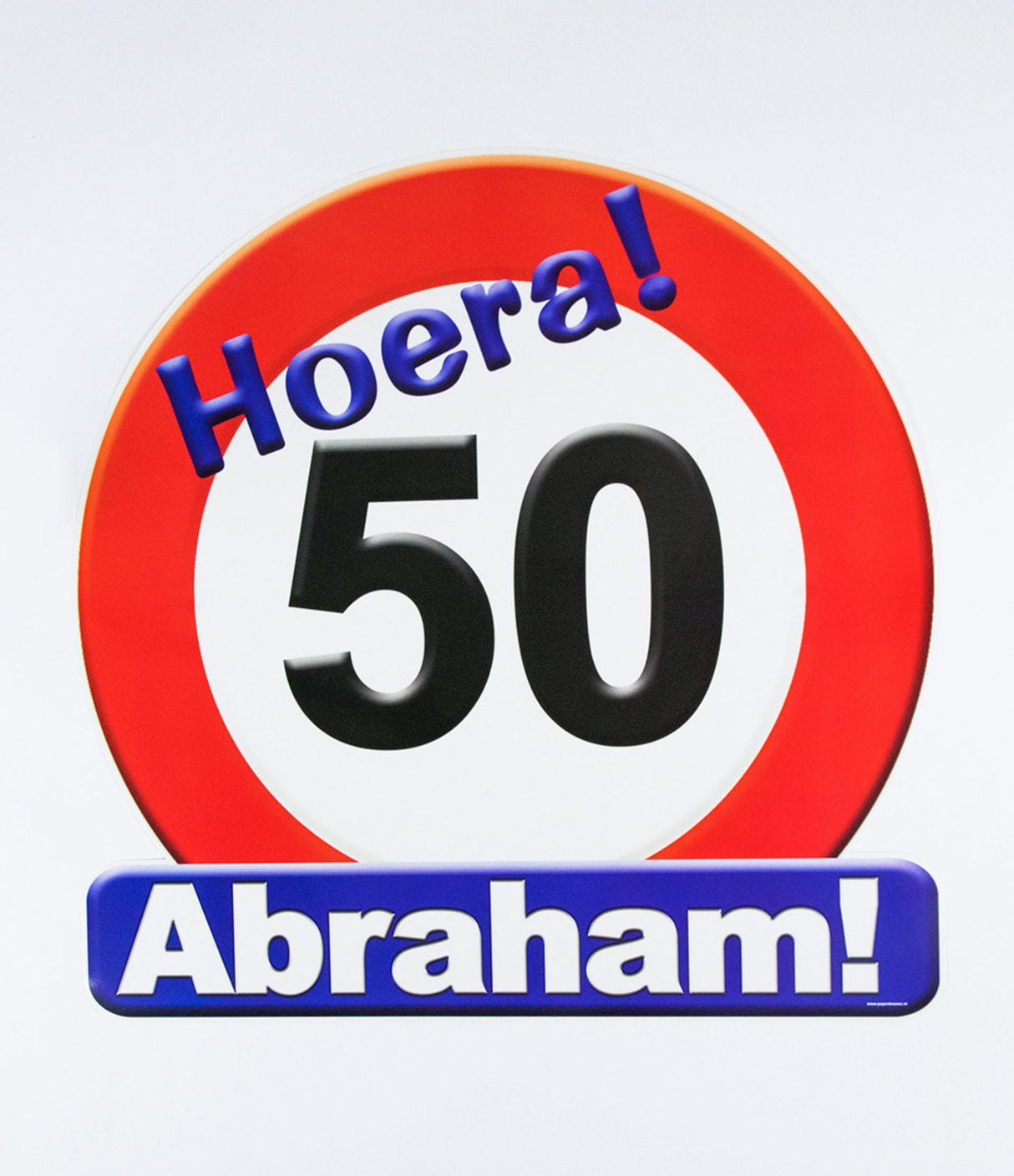 Comhartha tráchta sciath coróin Paperdreams 50 bliain d'Abrahám