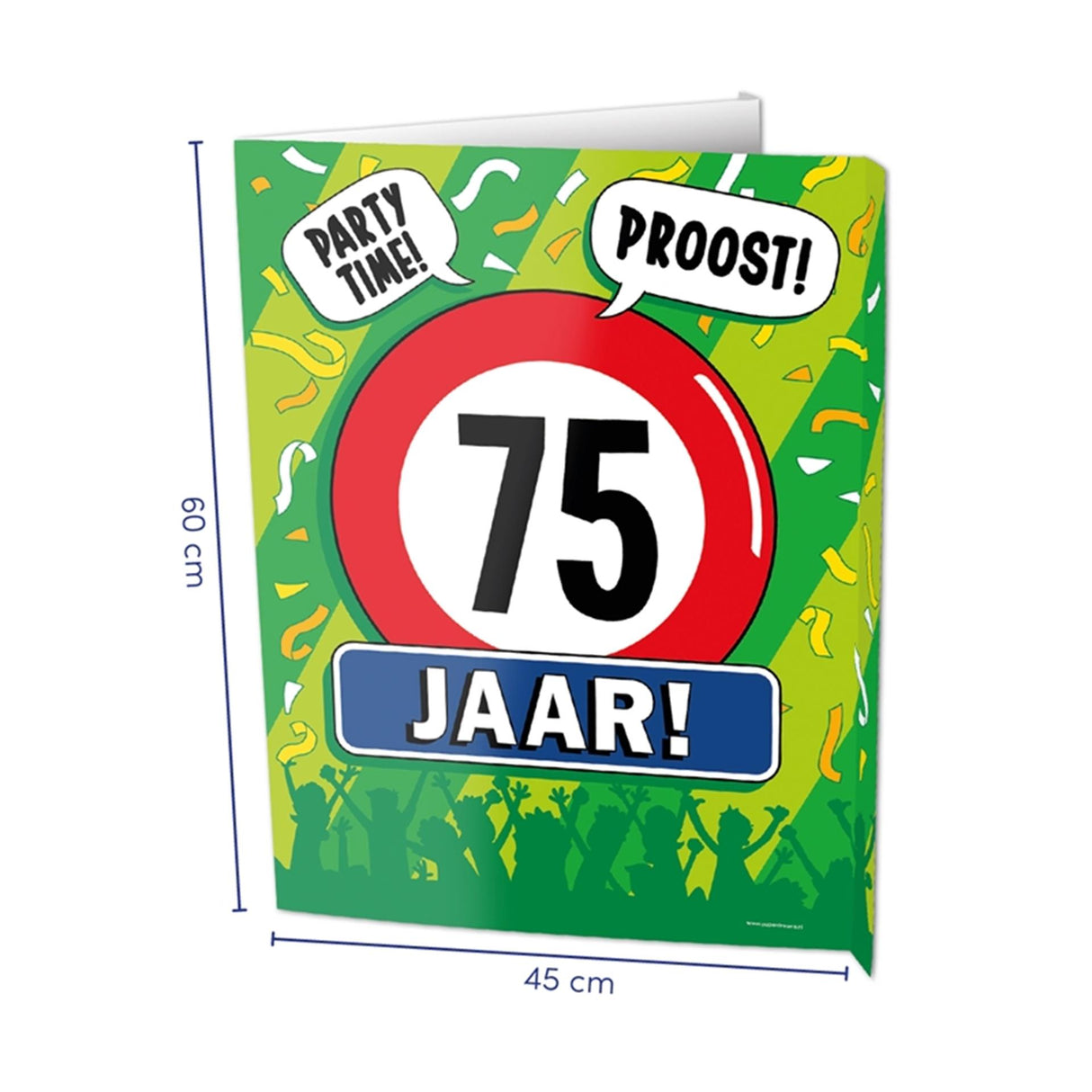 Paperdreams window signs - 75 years