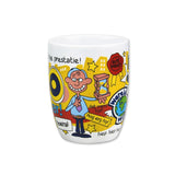Mug brionglóidí páipéir 50 bliain d'fhear uimh. 08 muga cartún 50 bliain d'fhear uimh. 8