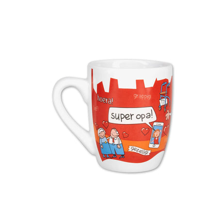 Paperdreams cartoonmok - opa 2 - keramiek 440ml