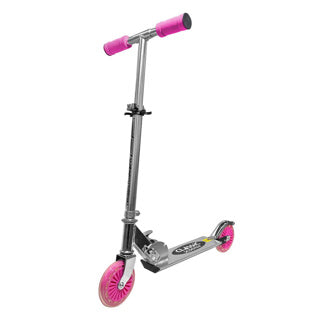 Alert utomhusskoter aluminium rosa