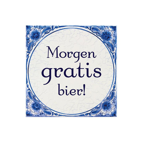 Paperdreams kakel delftsblått - gratis öl imorgon