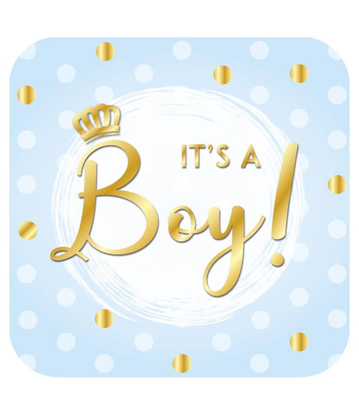 Paperdreams tribute shield - special - it's a boy!