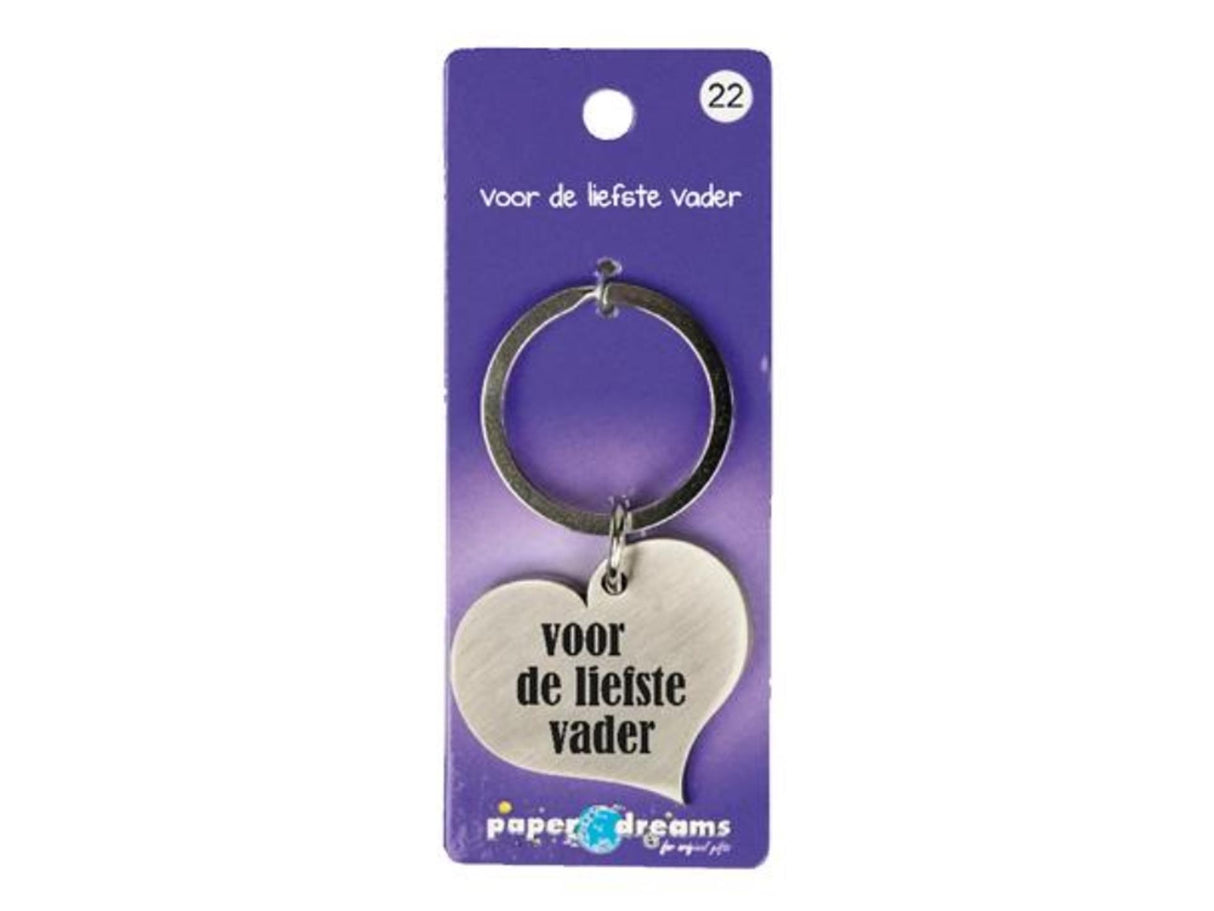 Paperdreams Häerz Keychain - de léifste Papp