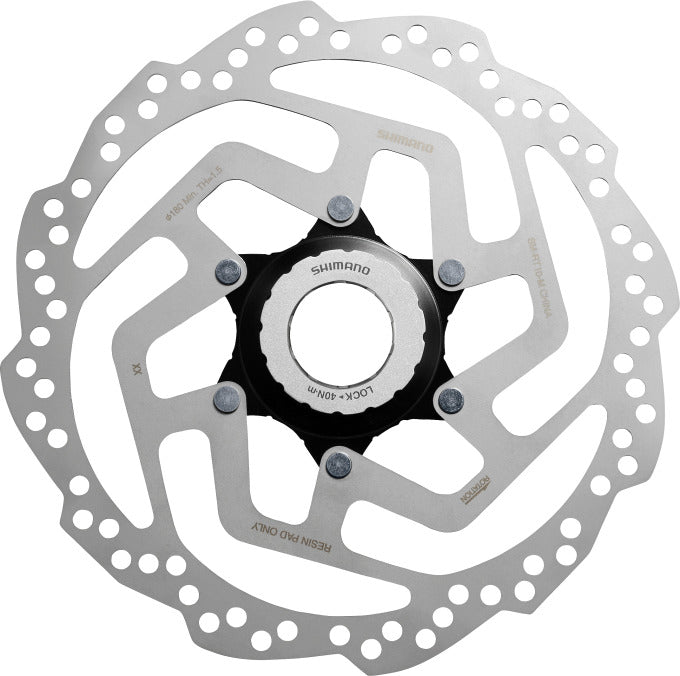 Shimano Brake Disc SM -RT10 - 180 mm - středový zámek (balení na pracovišti)