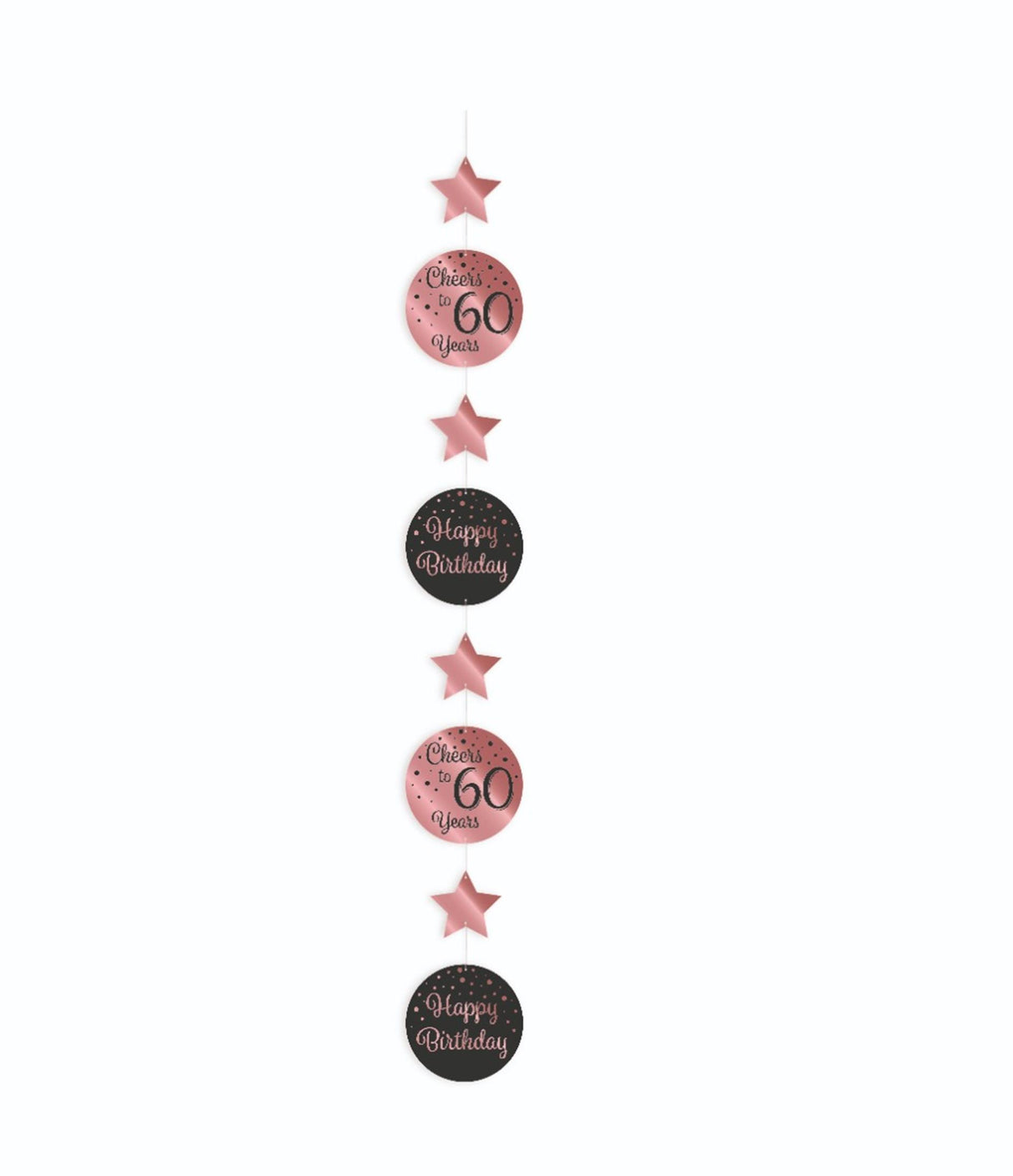Paperdreams hanging decoration roze zwart - 60
