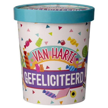 Paperdreams snoepbeker ã˜12x14cm - gefeliciteerd