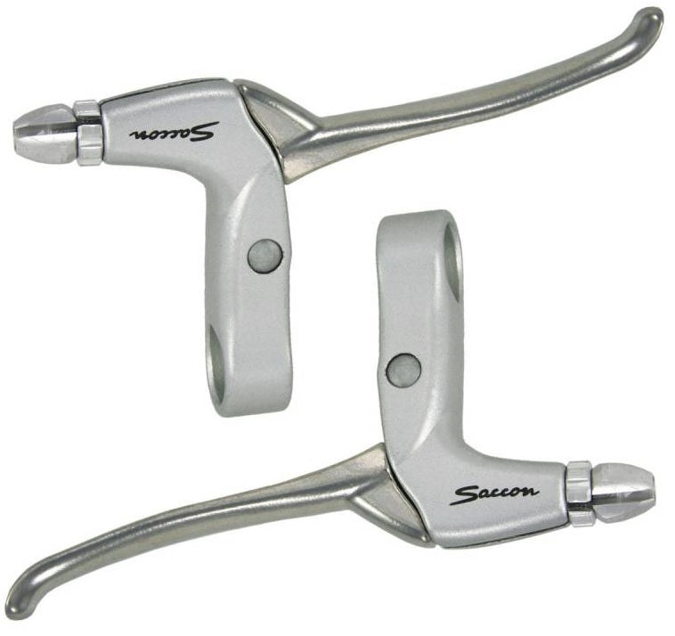 Saccon Brake Handle Set R-Brake 4-Finger Alu Silver L211A6W3P04