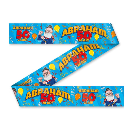 Fita de festa Paperdreams Abraham 50 anos