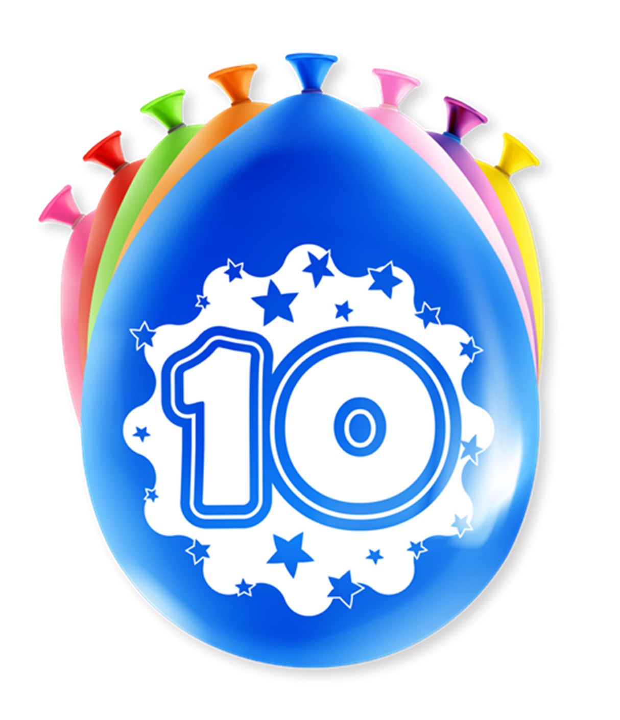 Paperdreams number balloons - 10 years