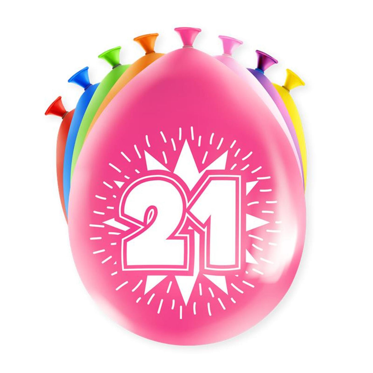 Paperdreams number balloons - 21 years