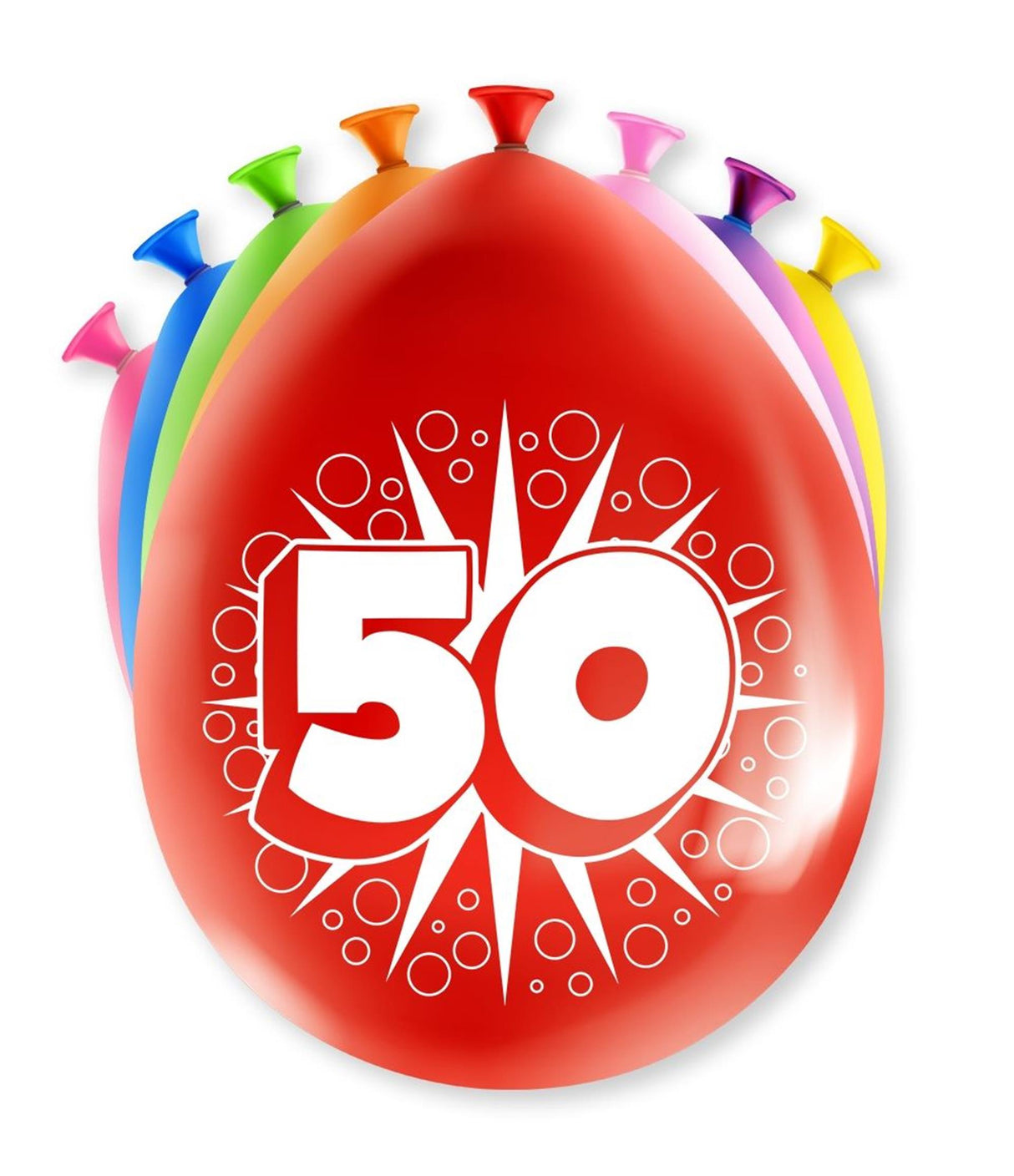 Paperdreams number balloons n - 50 years