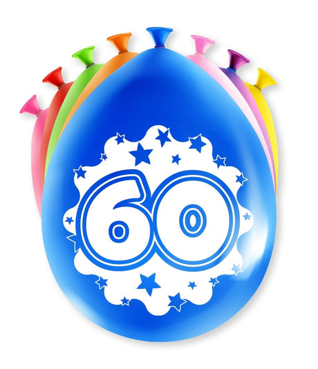 Paperdreams number balloons - 60 years