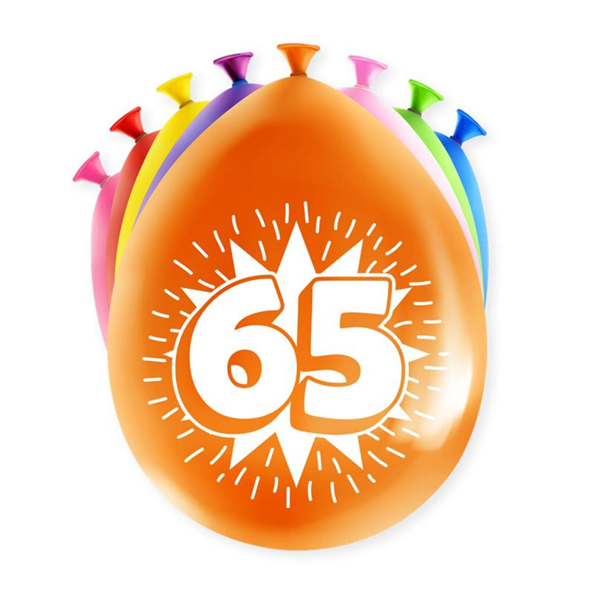 Paperdreams number balloons - 65 years