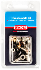 Elvedes Hydraulische onderdelen Kit 8 M 9 x 1,25 en M6 RVS