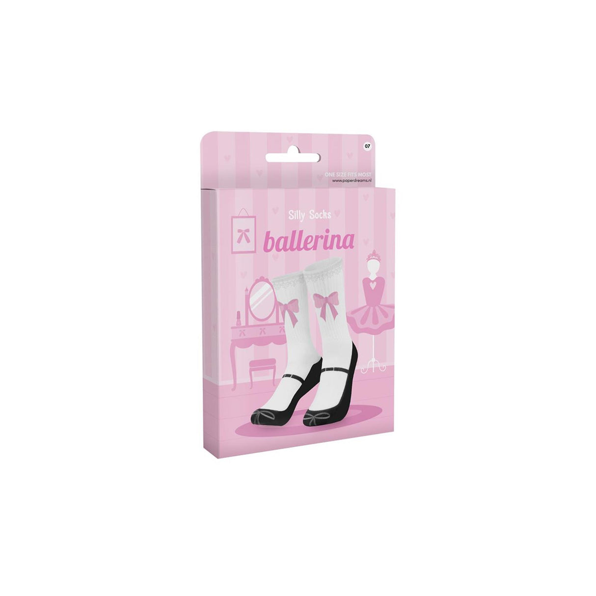 Paperdreams silly socks - ballerina - polyester