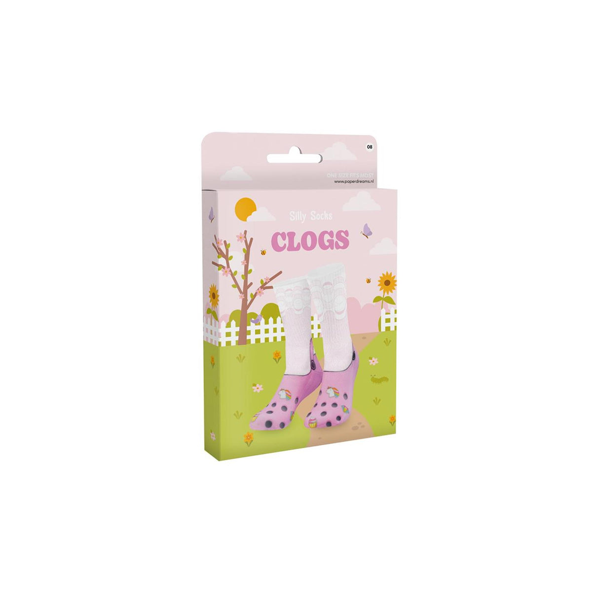 Paperdreams silly socks - clogs - polyester