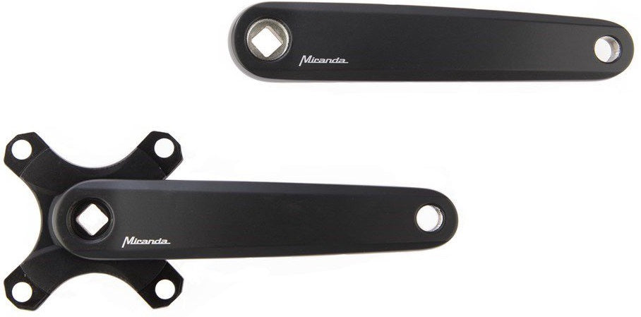 Miranda Cranket Delta Jis pour les portes 170 mm Matt Black