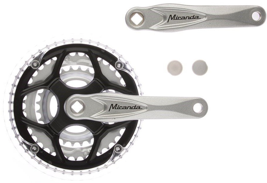 Miranda Cranket Alu Silver 22 32 42T platt +0 mm