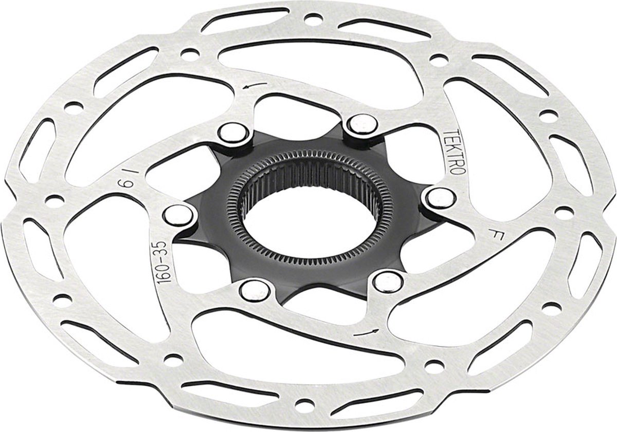 Tektro Brake Disc TR180-351 Ø180mm CenterLock Silver (Workshop Packaging)