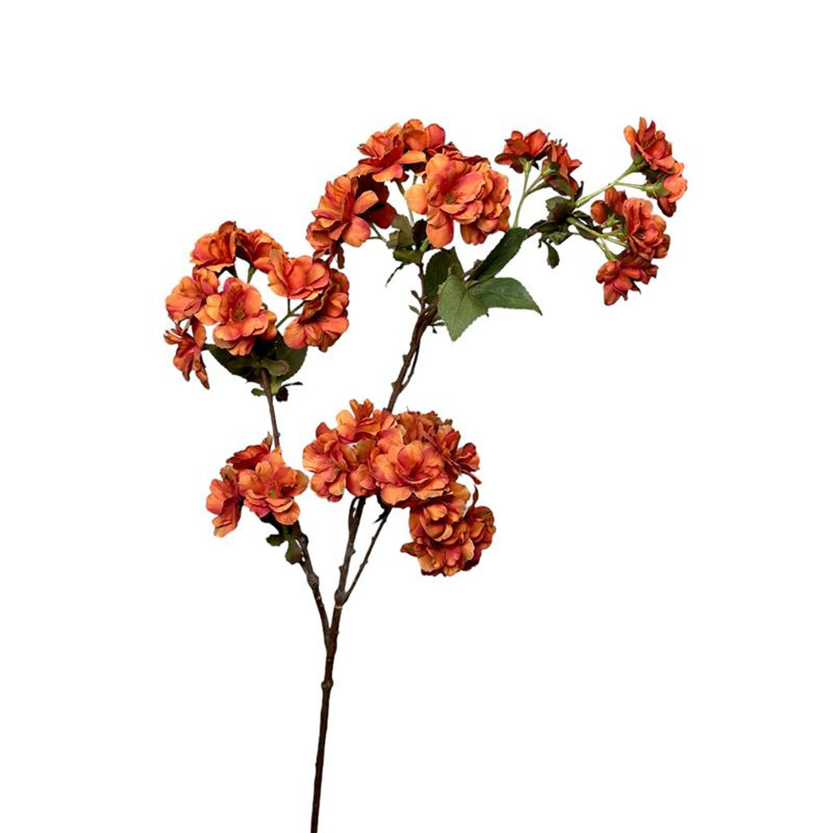Roberts collection artificial flower blossom branch 80cm orange