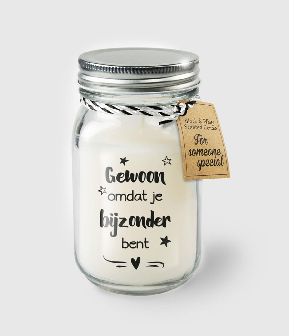 Paperdreams scented candle in glass - simply special