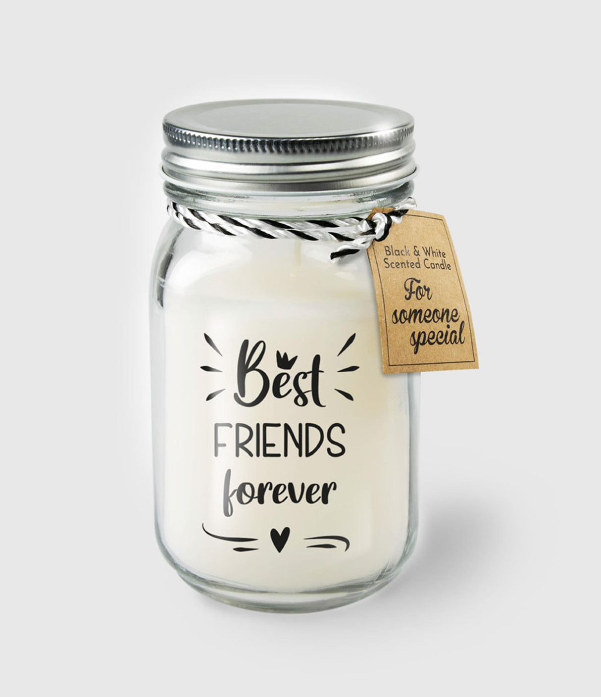 Vela perfumada en vaso Paperdreams - mejores amigos