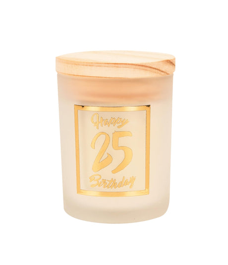 Vela perfumada Paperdreams pequena ouro branco - 25 anos