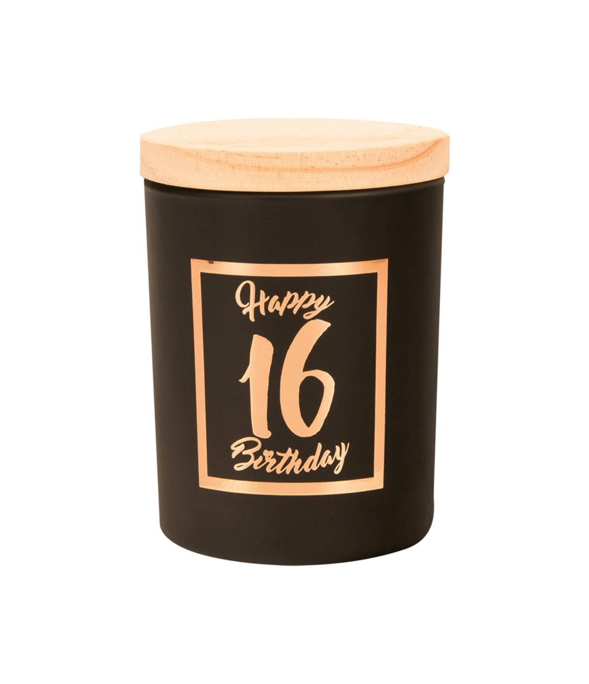 Paperdreams scented candle small pink black - 16 years