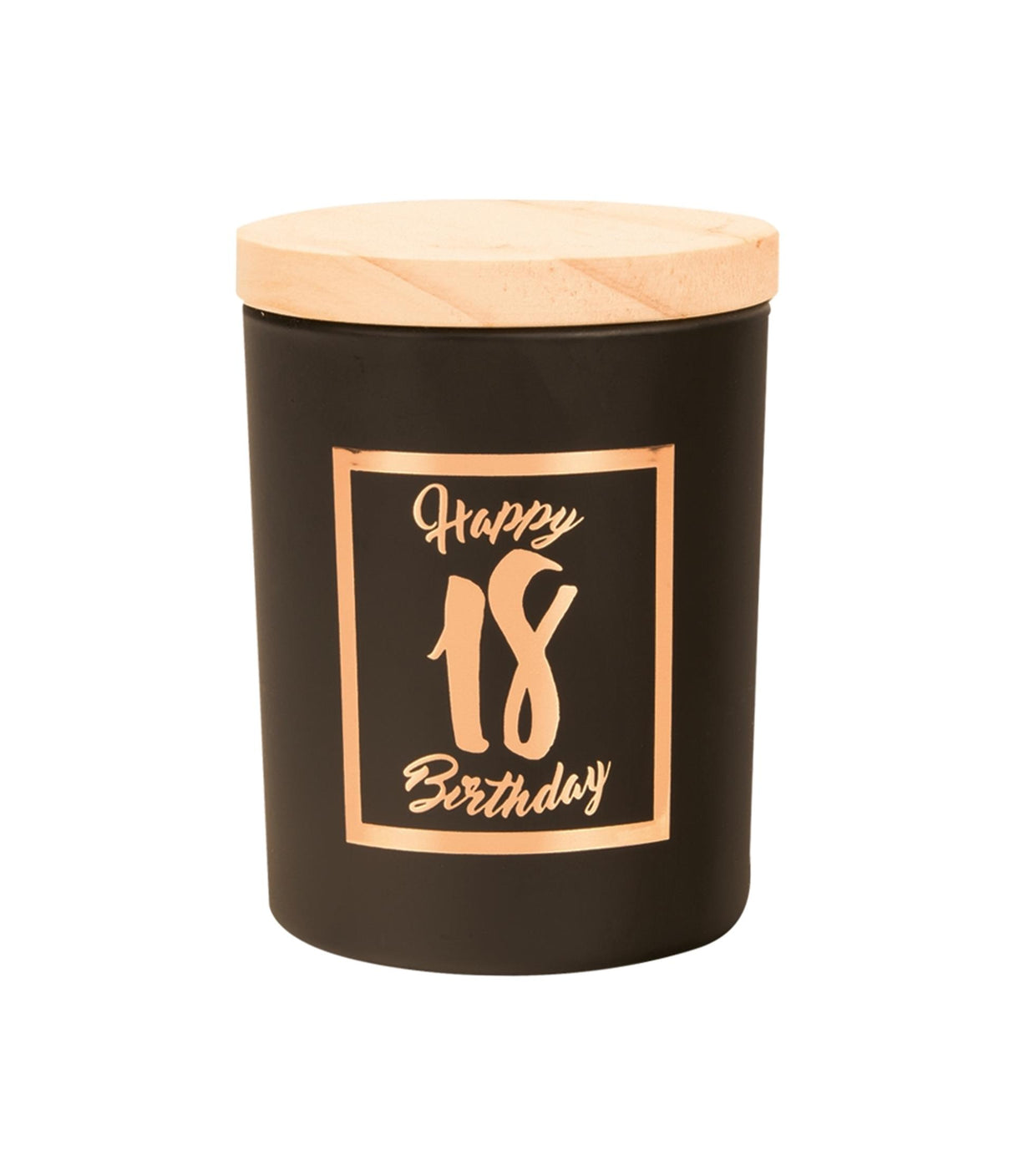 Paperdreams scented candle small pink black - 18 years