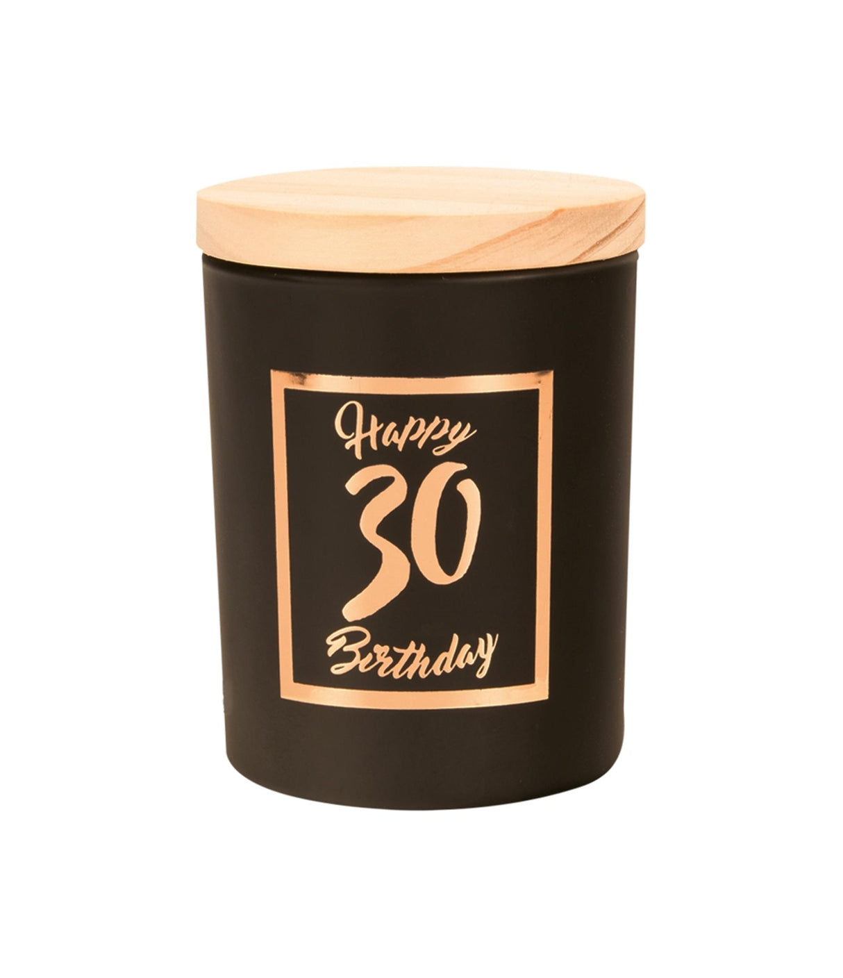 Paperdreams scented candle small pink black - 30 years
