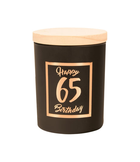 Paperdreams doftljus litet rosa svart - 65 år