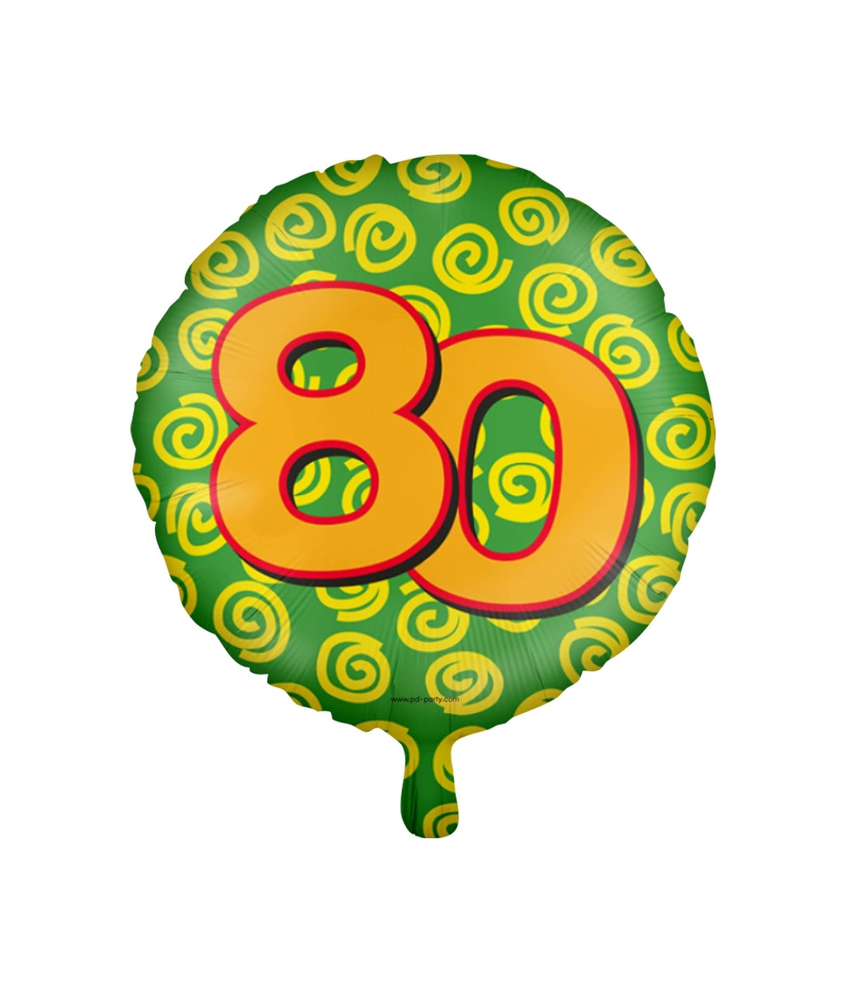 Paperdreams boldog fólia lufi - 80 éves