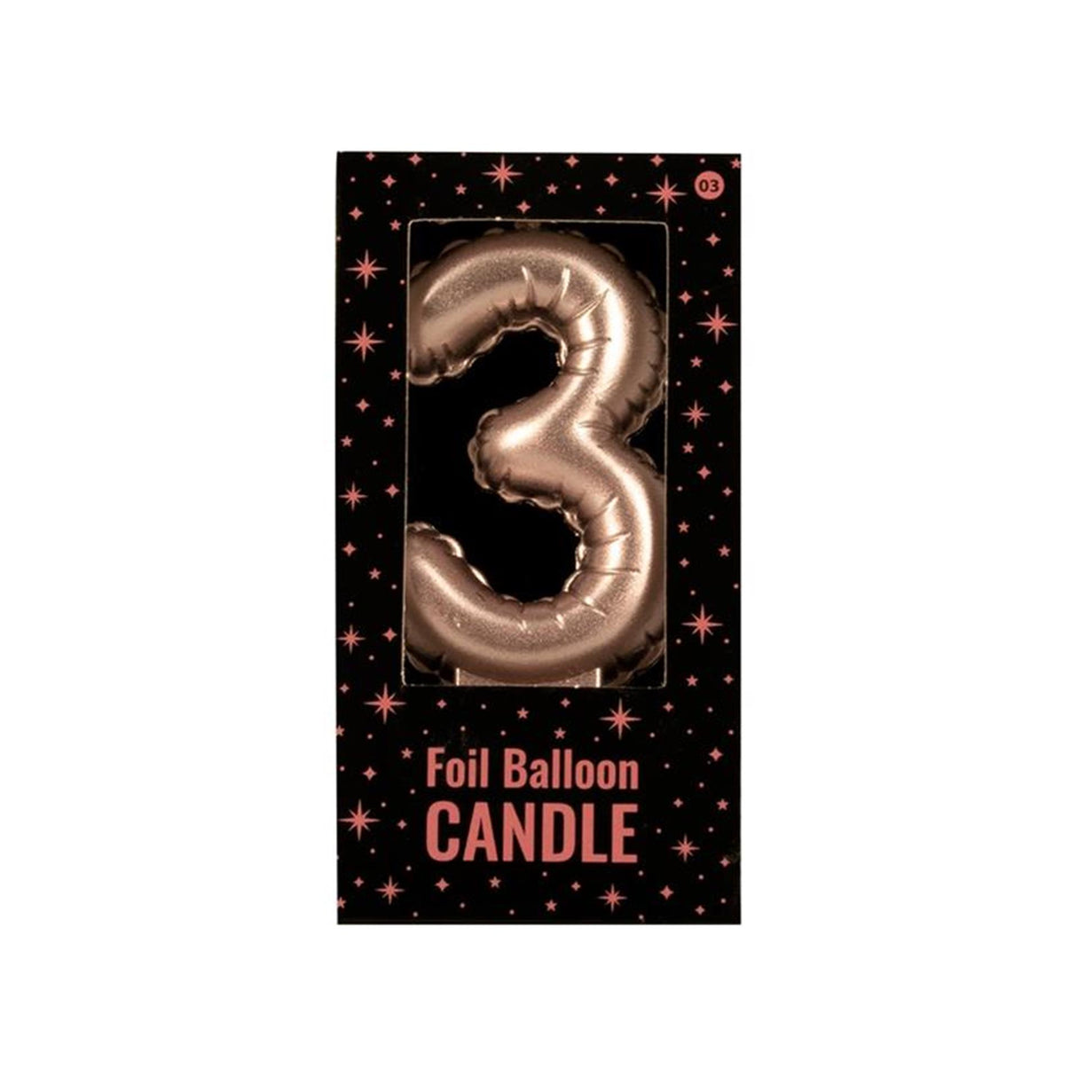 Paperdreams foil balloon candle pink - 3