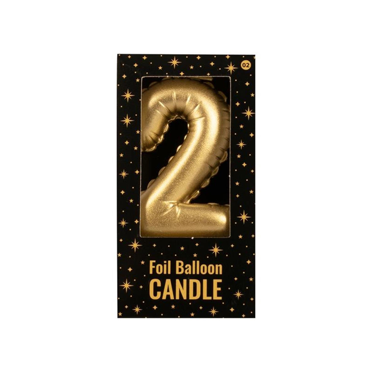 Paperdreams foil balloon candle gold - 2