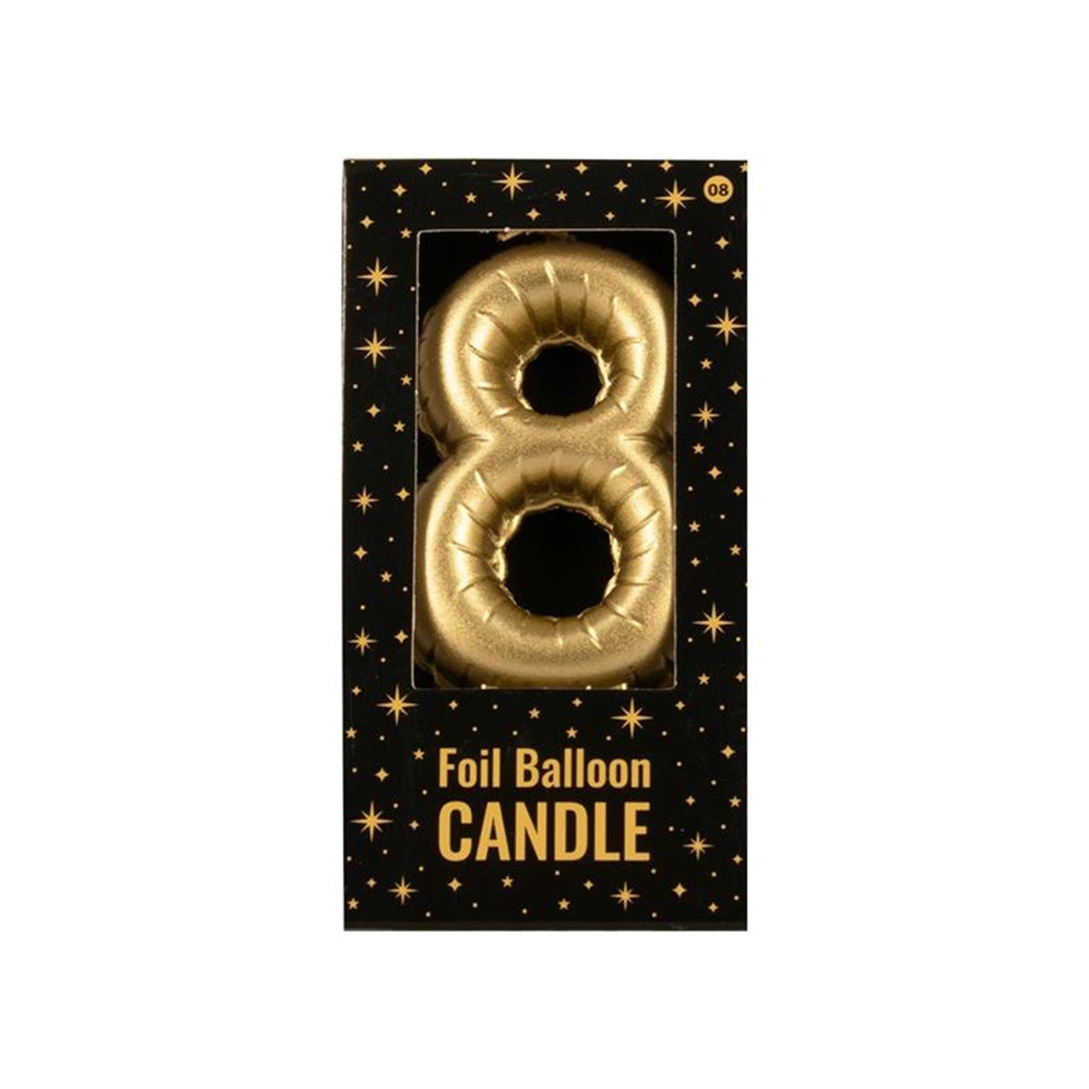 Paperdreams foil balloon candle gold - 8