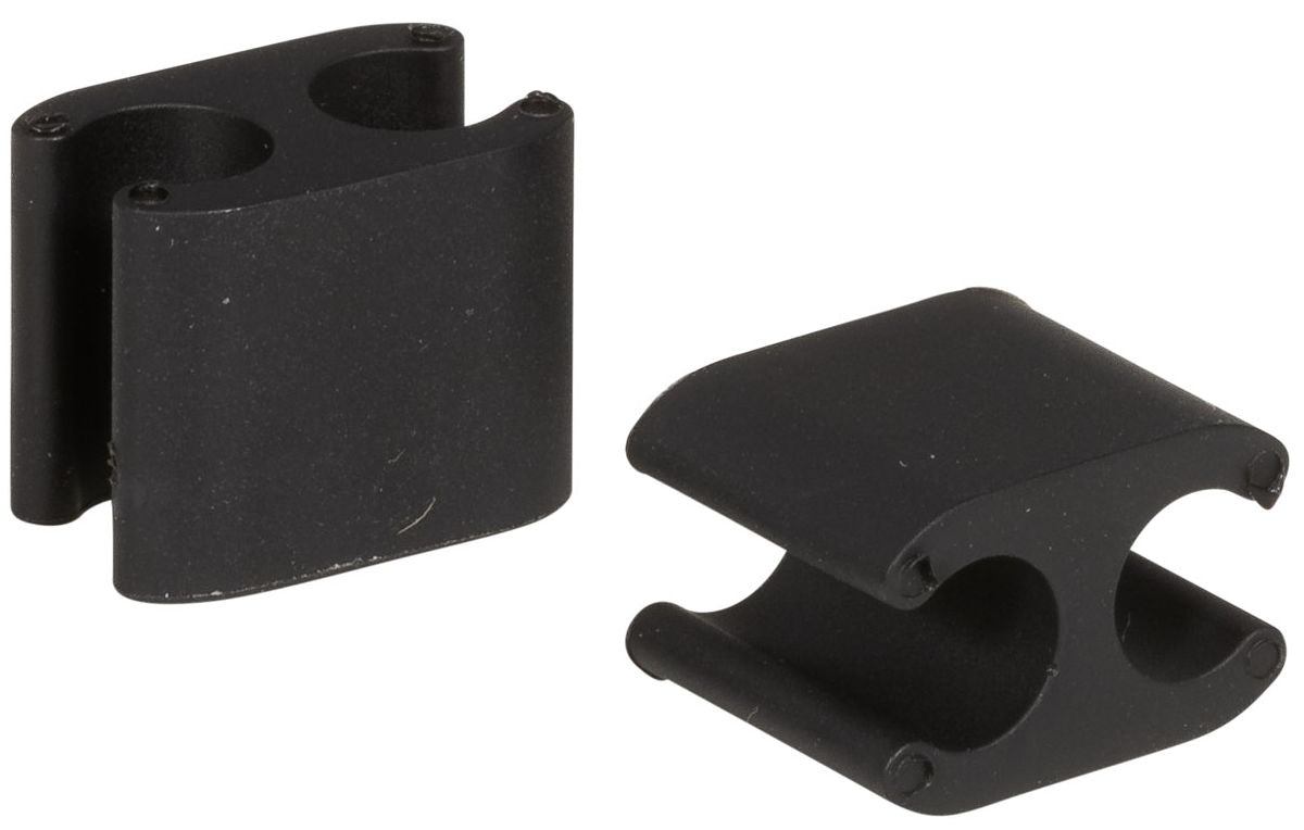 ELVEDES Kabelclips Duo PVC für DI2 5,0 mm + 2,5 mm schwarz (50 Stück)