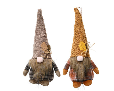 Decoris Chrëschtdag Pendant Gnom Polyester 15cm