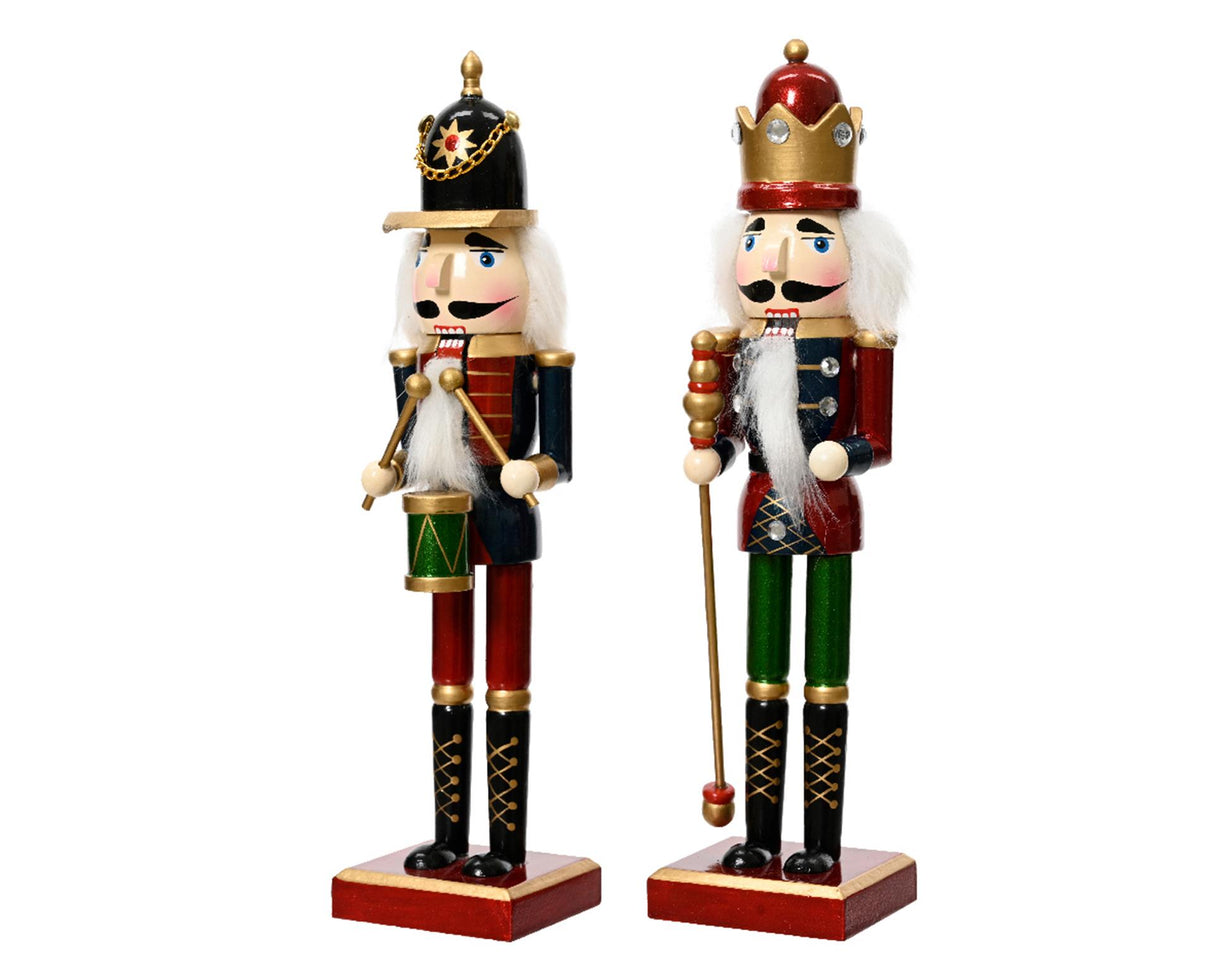 Decoris statue nutcracker wood fsc 100%