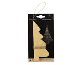 Decoris julhänge julgranspapper beige 15cm