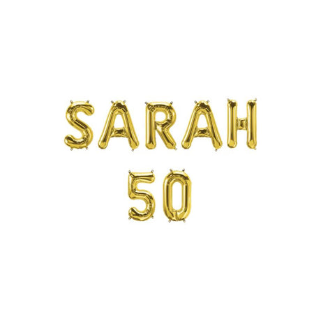 Paperdreams Folie Ballon Garland - sarah 50