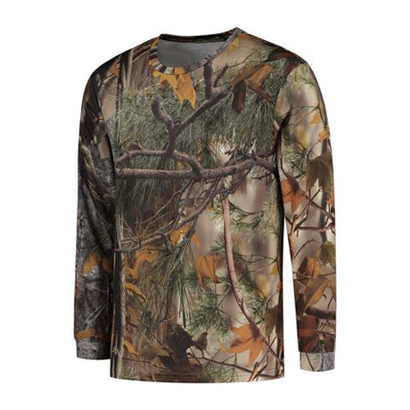 T-shirt de engrenagem furtiva de manga longa tamanho da floresta tamanho xl