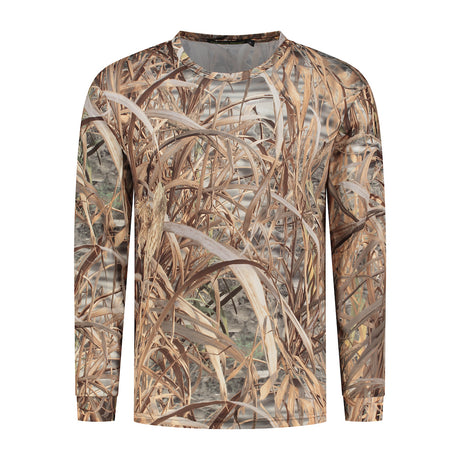 Stealth Gear T-shirt långärmad camo rietprint size s