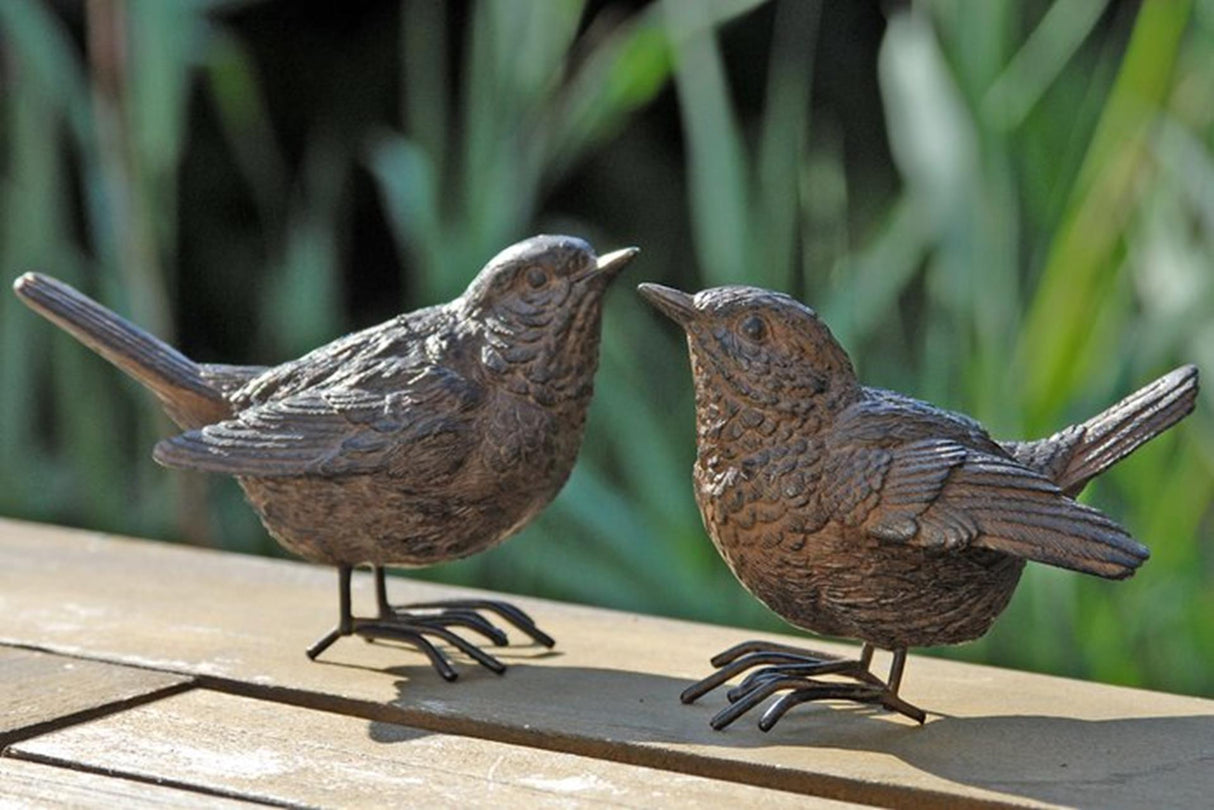 Boltze Hausfigur Vogel Spatz h6cm Polyresin