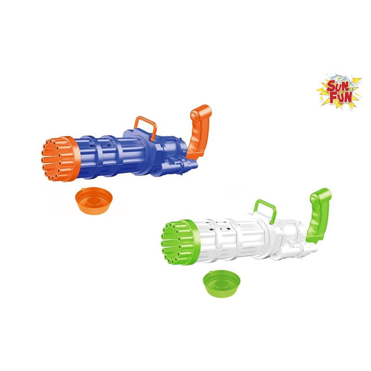 Sun fun super bubble gun with soap, 37cm